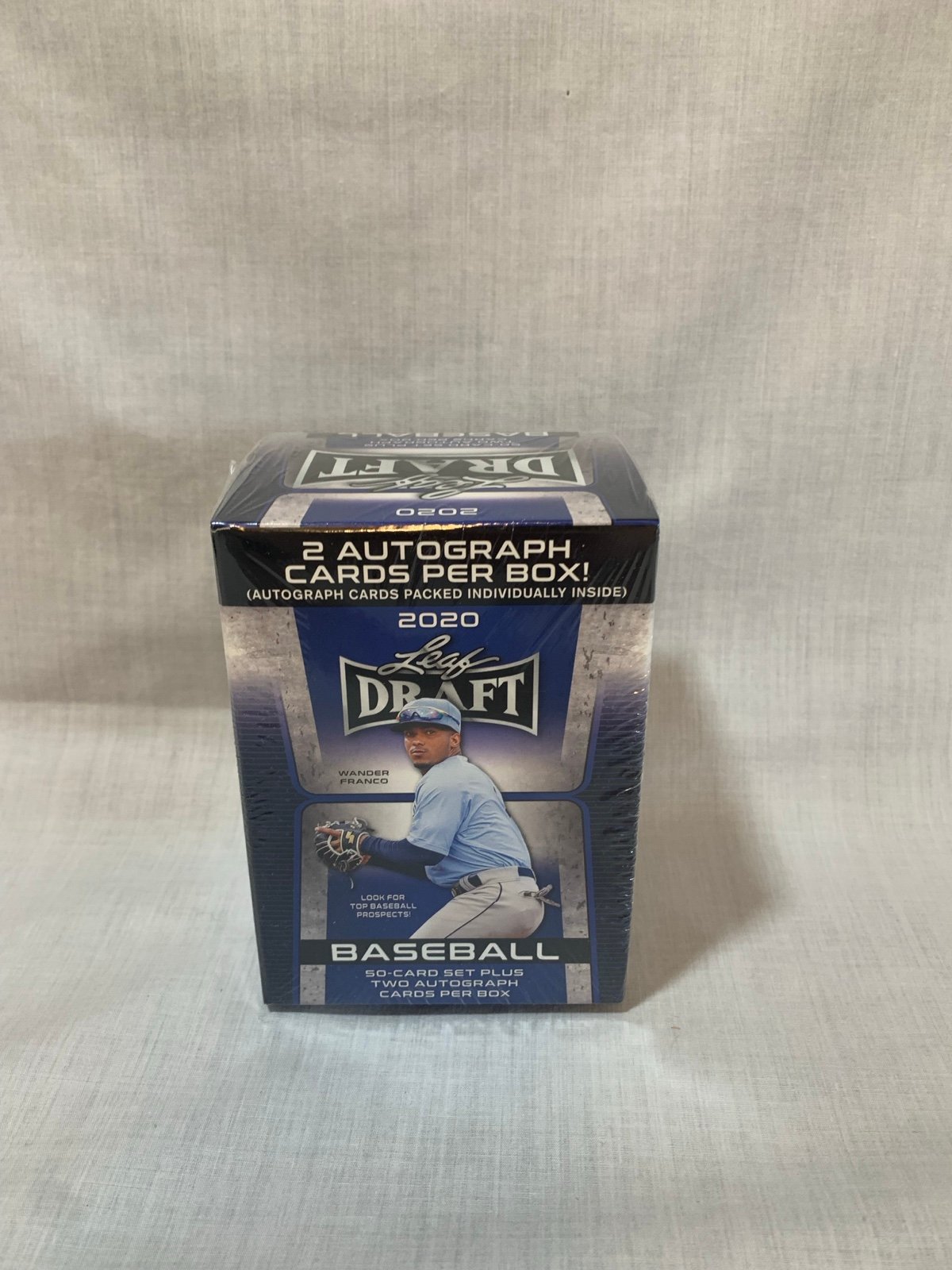 2020 Leaf Draft baseball card box.