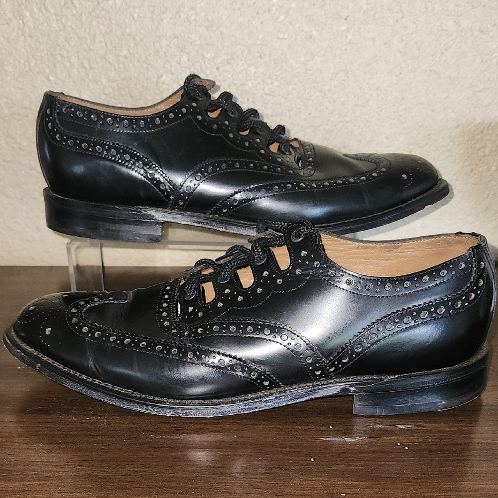 Men's Thistle Shoes Made In Britain Size 9 Fussell's Combinettes 3 1/4