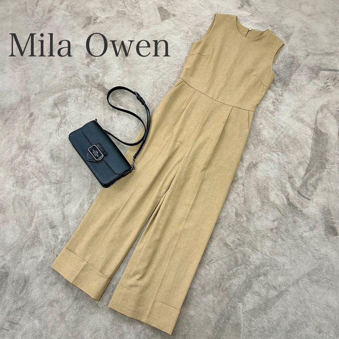 【Excellent Condition】Mila Owen Jumpsuit - Linen Look, High-Quality, Sleeveless, Washable