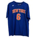 nwt adidas 6 New York Knicks Kristaps Porzingis Jersey T-shirt size XL