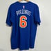 nwt adidas 6 New York Knicks Kristaps Porzingis Jersey T-shirt size XL