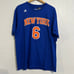 nwt adidas 6 New York Knicks Kristaps Porzingis Jersey T-shirt size XL