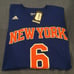 nwt adidas 6 New York Knicks Kristaps Porzingis Jersey T-shirt size XL