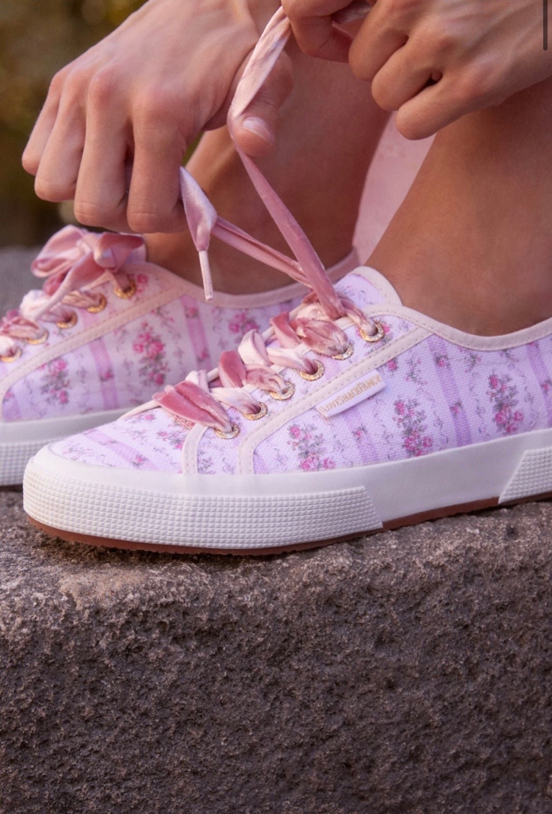 LOVESHACKFANCY SUPERGA SNEAKERS