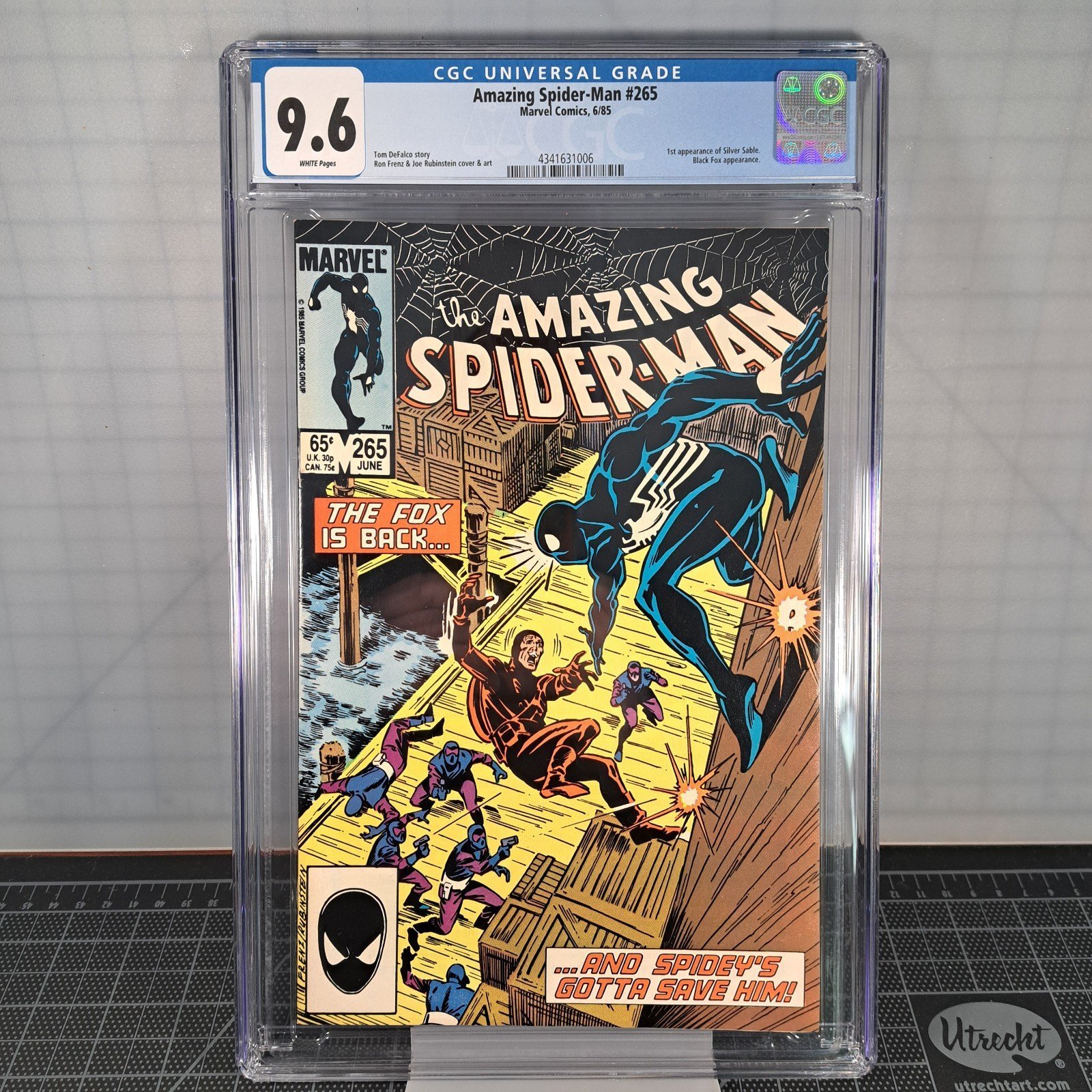 Amazing Spider-Man #265 KEY! CGC 9.6 1st App. Silver Sable (Marvel 1985)