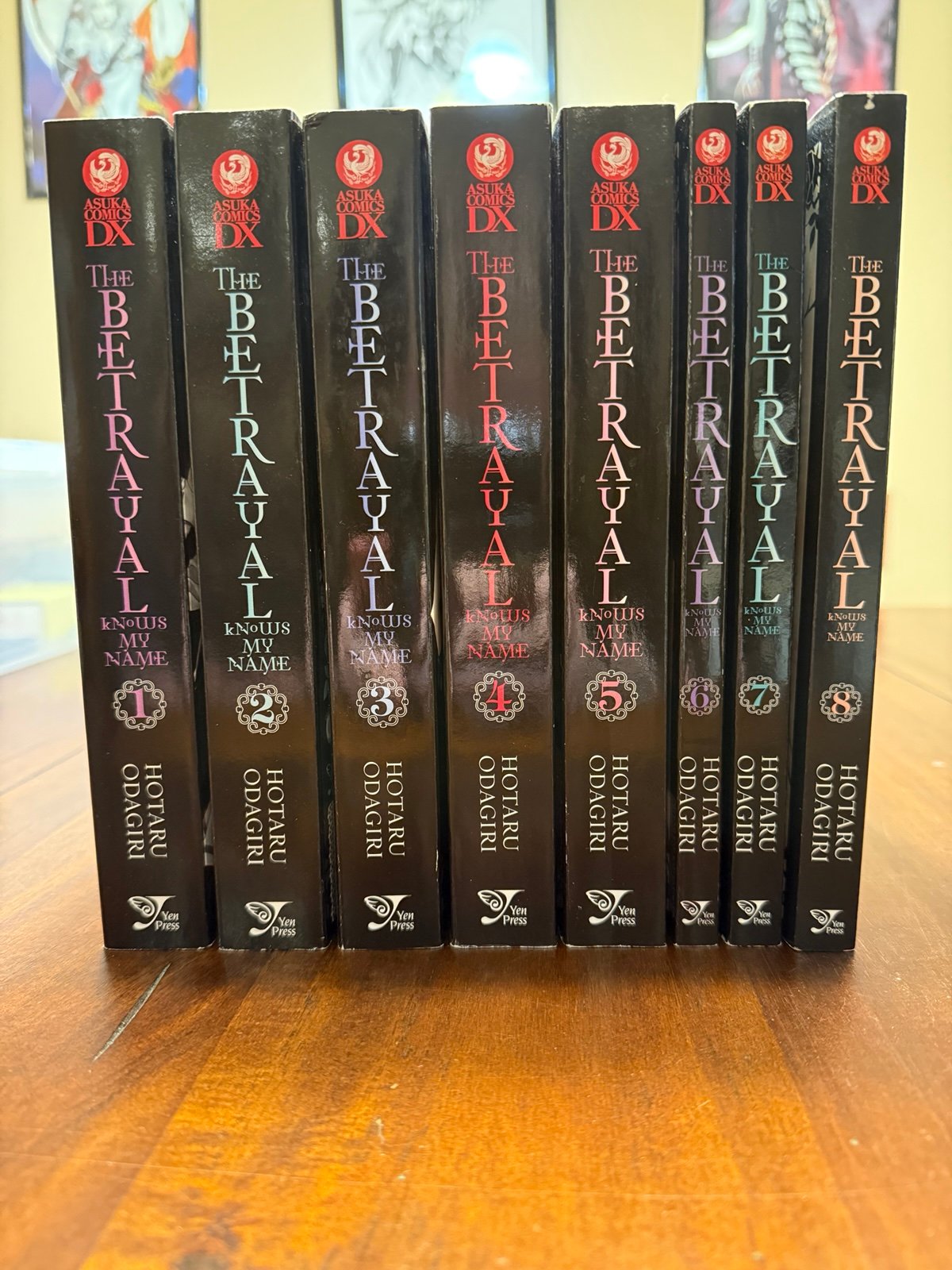 The Betrayal Knows My Name vol 1-8 COMPLETE Shojo Manga RARE OOP Hotaro Odagiri