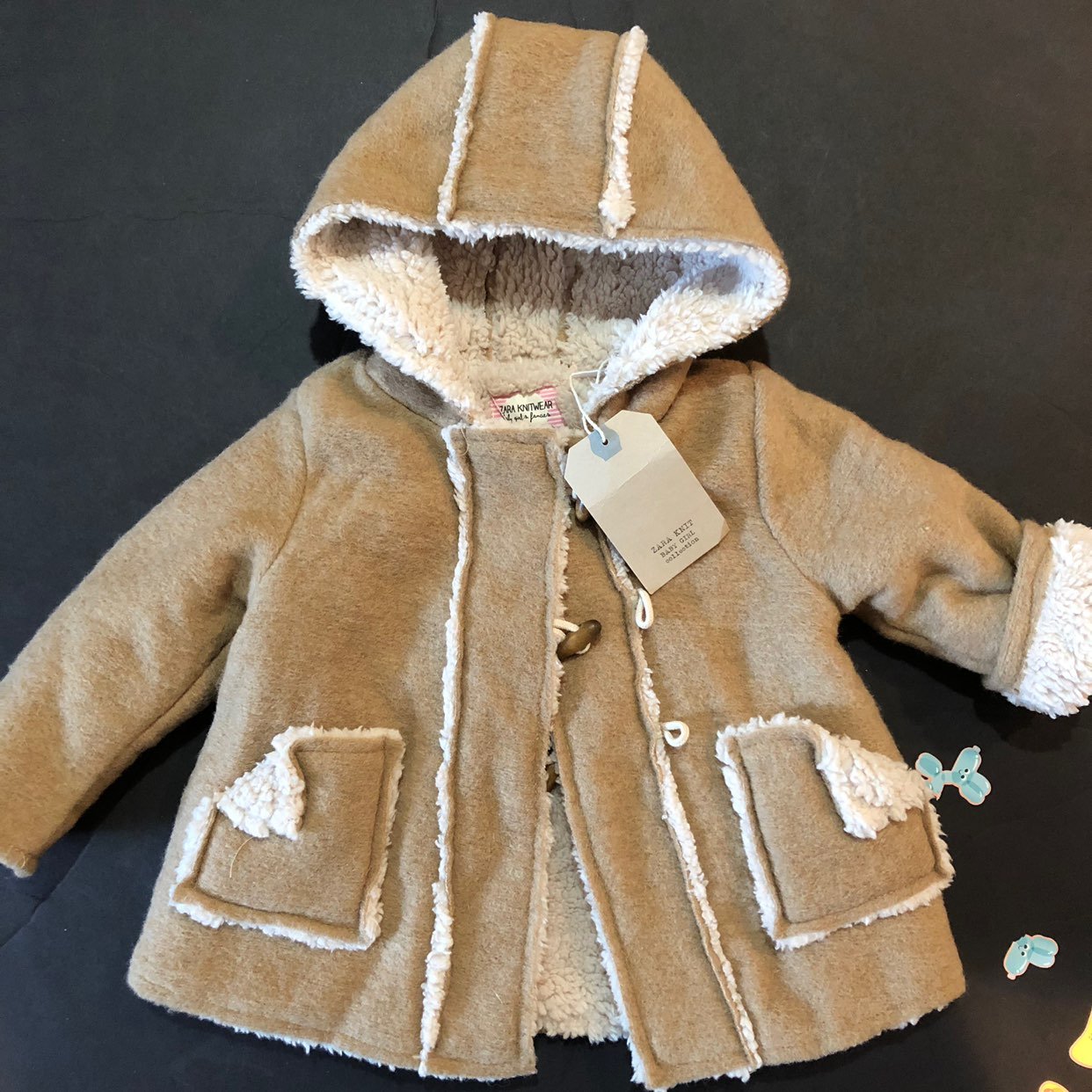 Zara Baby Fuzzy Coat