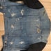 Rag & Bone Jean Jacket with Leather Sleeves