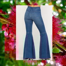 Chelsea and violet flare jeans