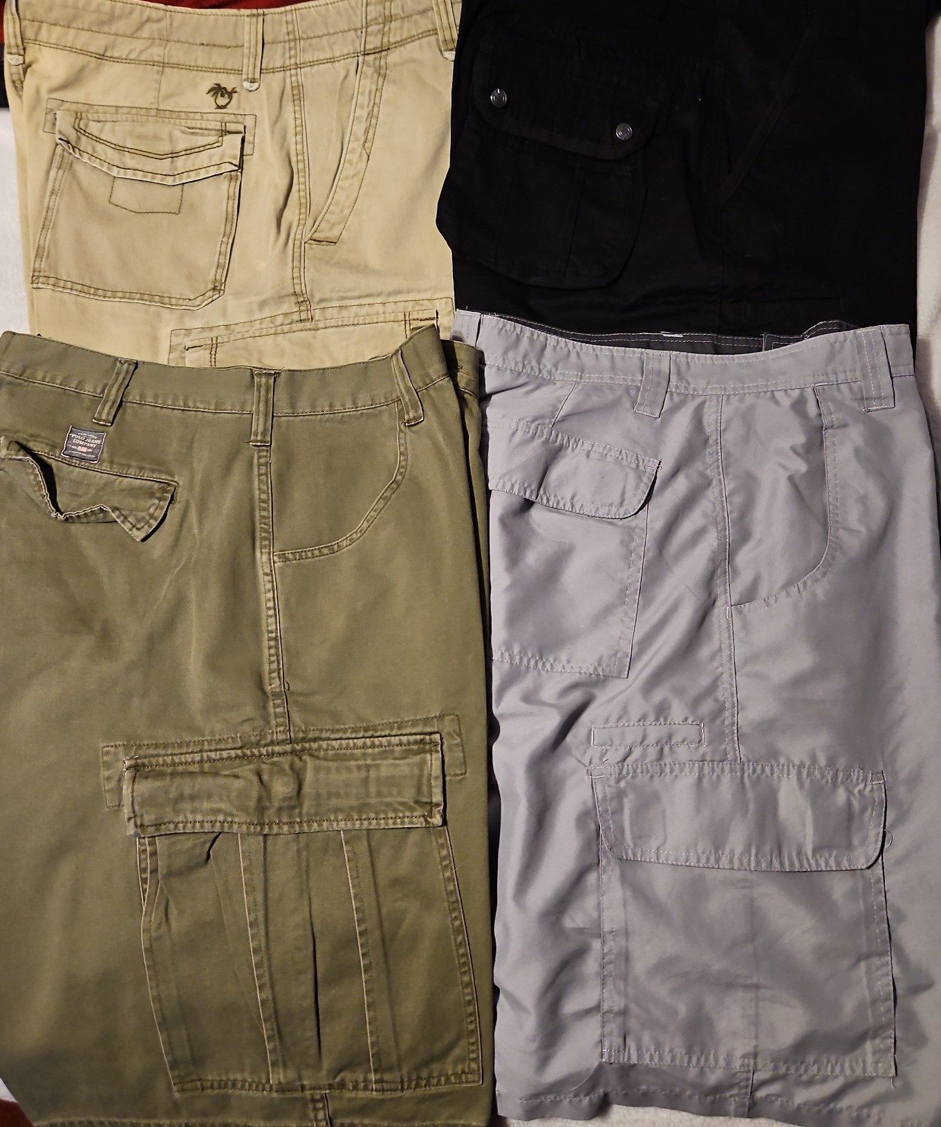 Cargo shorts bundle size 36