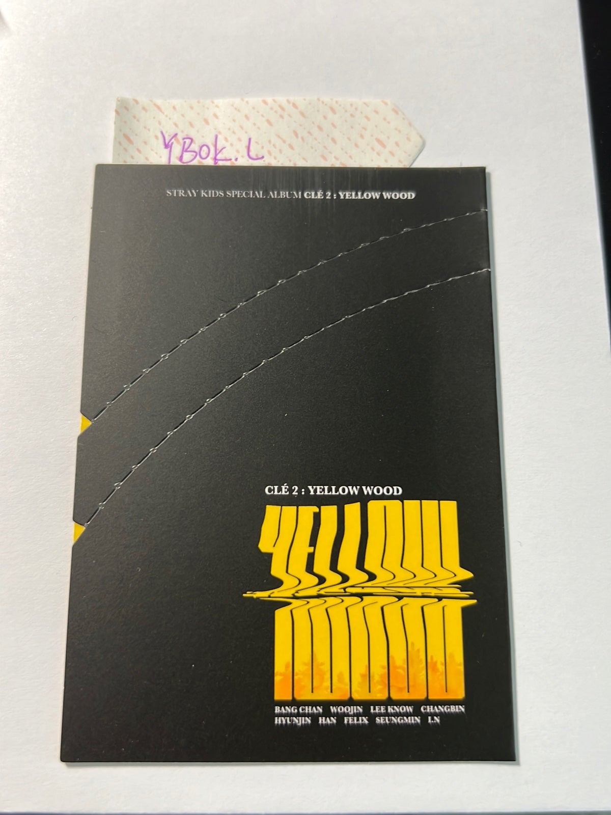 Stray kids felix yellowwood photo limited edition preorder