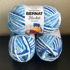 Yarnspirations Bernat Blanket Brights Yarn in Waterslide