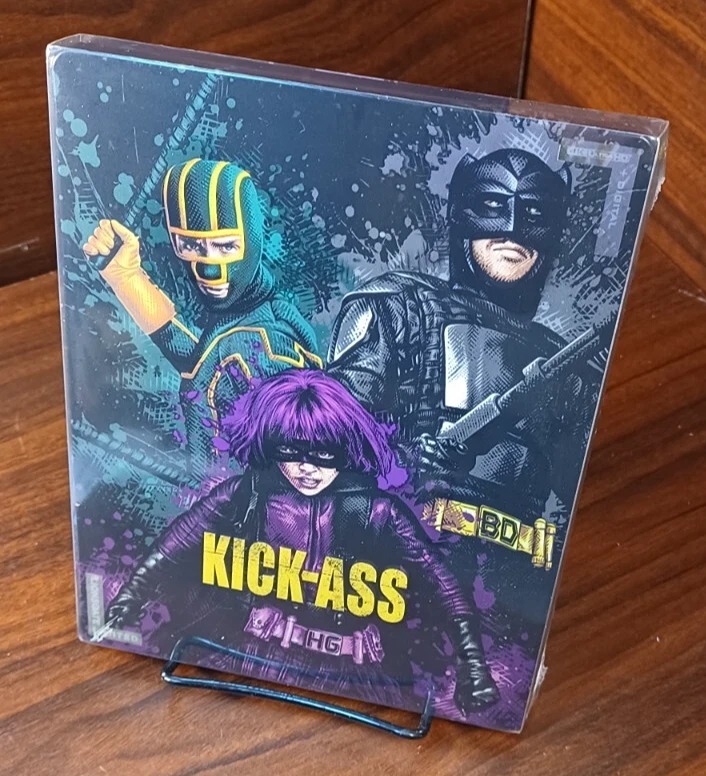 Kick-A** (2010) Steelbook (4K+Blu-ray)-NEW (Sealed)-Free Box Shipping w/Tracking