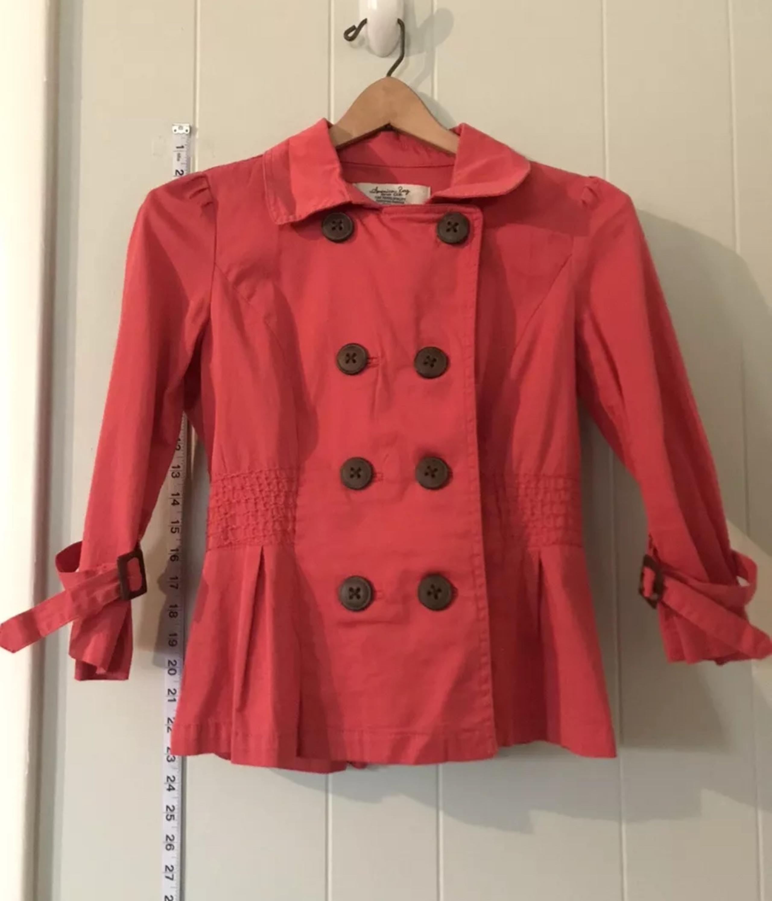 American Rag Women’s Light Peacoat / Size S / Red