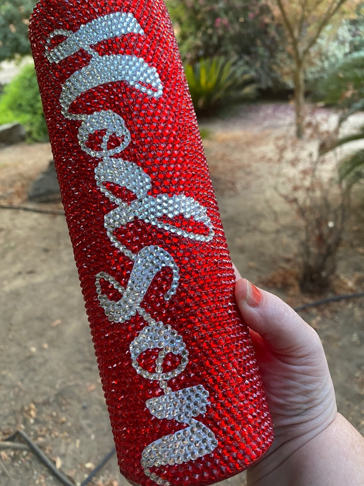 Customizable handmade 30 oz Rhinestone T
