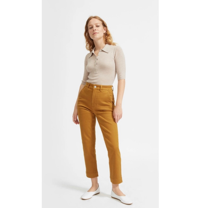 EVERLANE The Slim Leg Crop Pants