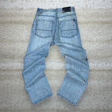 Vintage Skater Wide Leg Jeans South Pole Light Wash Baggy Denim Rap Style Y2K