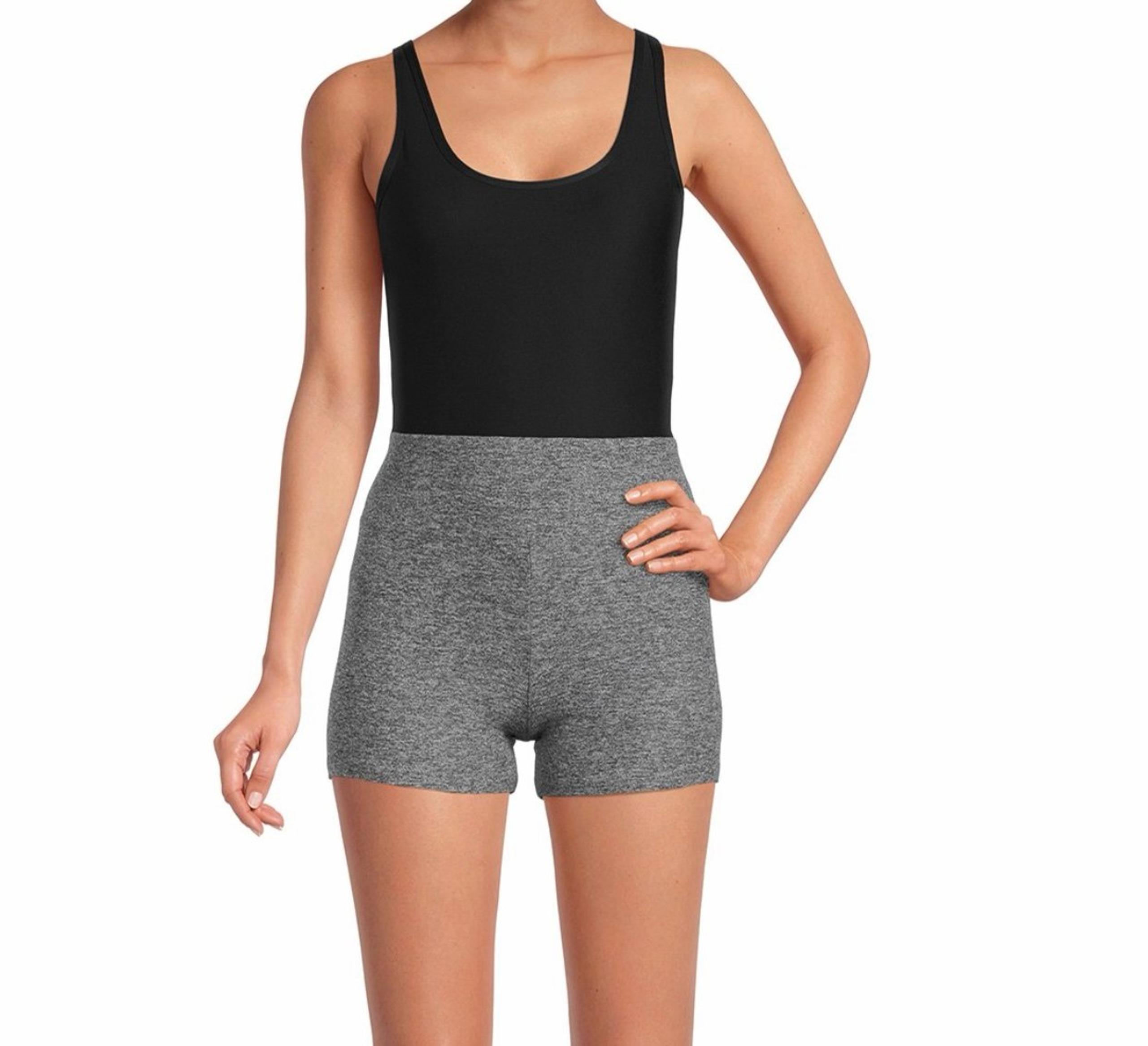 No Boundaries Heather Grey Shorty Bike Shorts Size Small (3-5) Juniors
