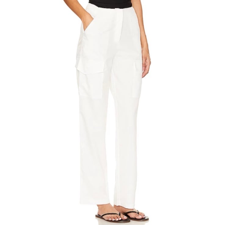 NWT Superdown x Revolve Kimmy Pant Sz S - Indigo Off-White