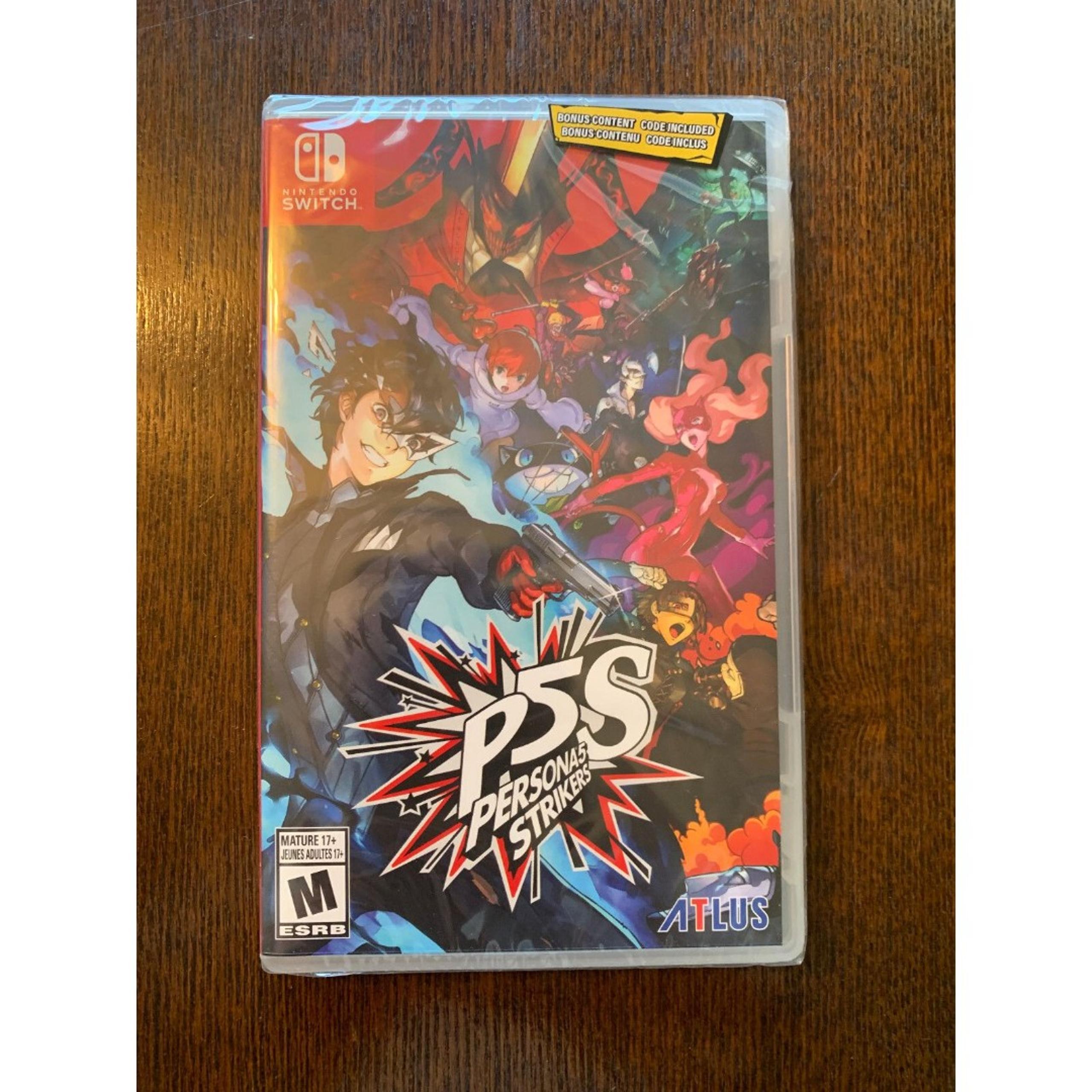 Nintendo Switch Persona 5 Strikers Brand New Factory Sealed
