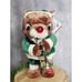 Dan Dee Rudolph the Red-Nosed Reindeer Trombone Animated Plush PJ's Santa Hat