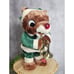 Dan Dee Rudolph the Red-Nosed Reindeer Trombone Animated Plush PJ's Santa Hat