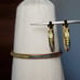 Bracelet & Earrings Set NEW Gold Plated Vintage Rainbow Glass Rhinestone Clip-On