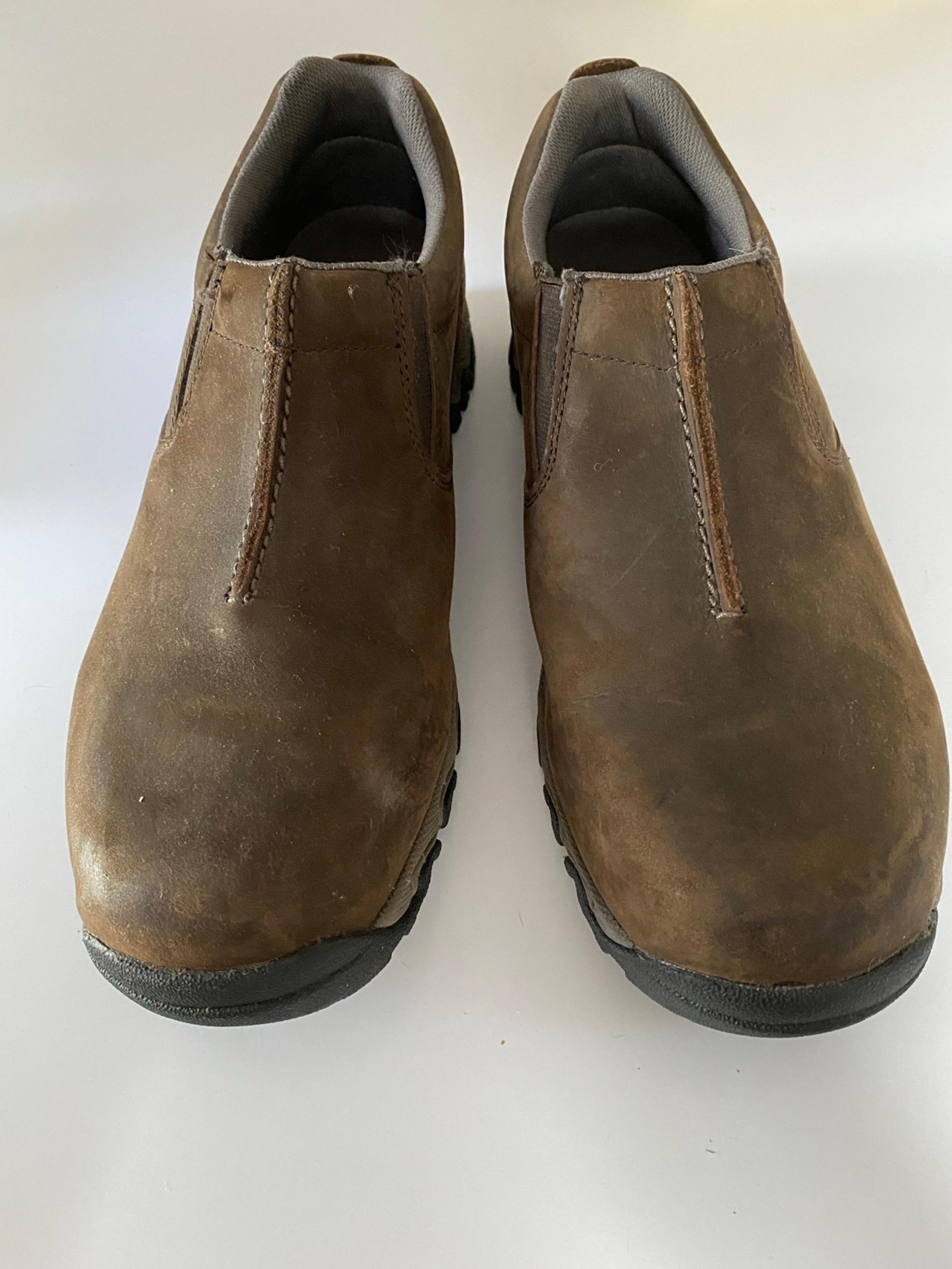 Deluth Men’s 10 Brown Leather Slip On Shoes