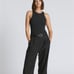NWT Everlane Black The Cutaway Sleeveless Tank Thong One-Piece Bodysuit