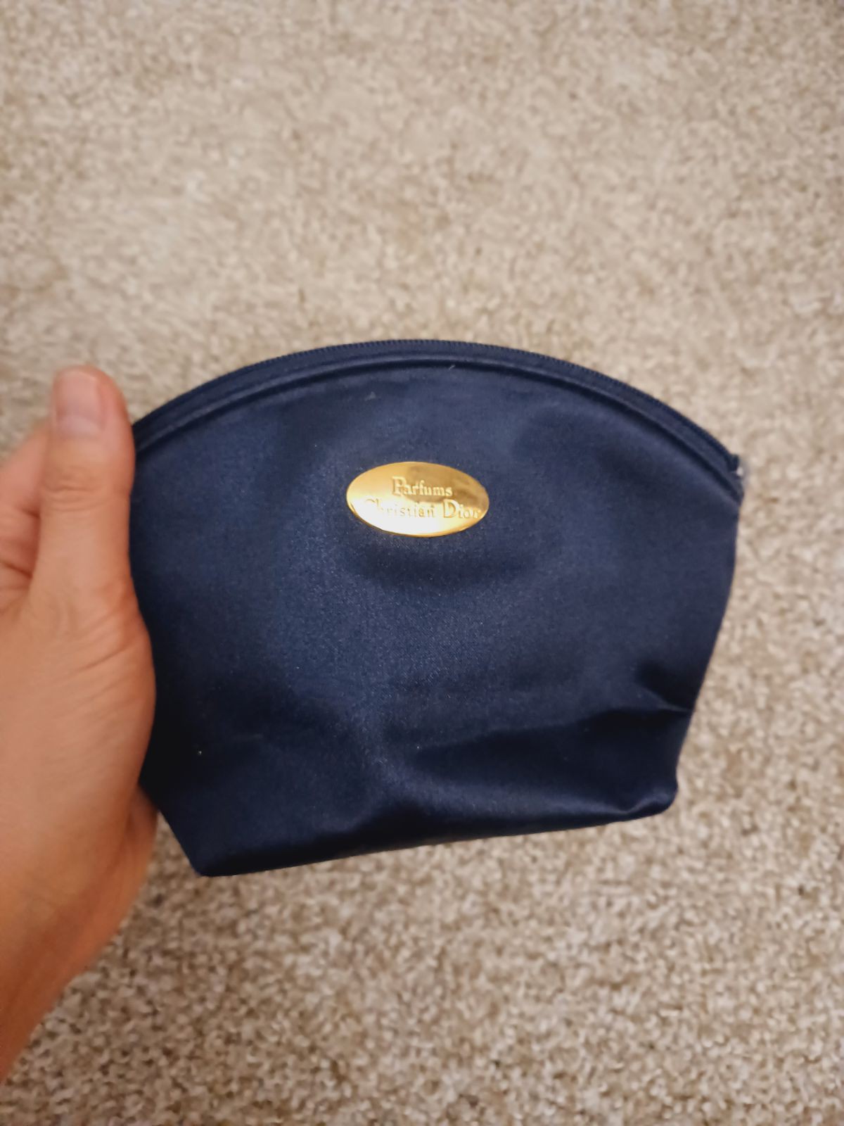 Christian dior cosmetic bag