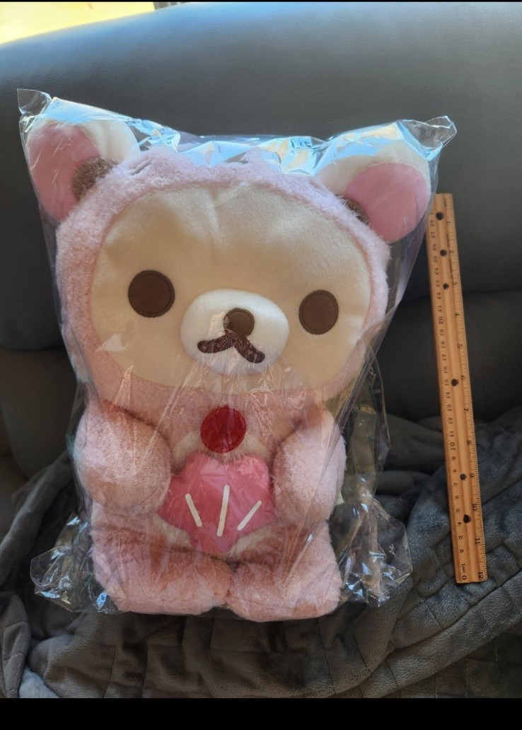 San-X Rilakkuma Korilakkuma Pink Otter BIG Plush