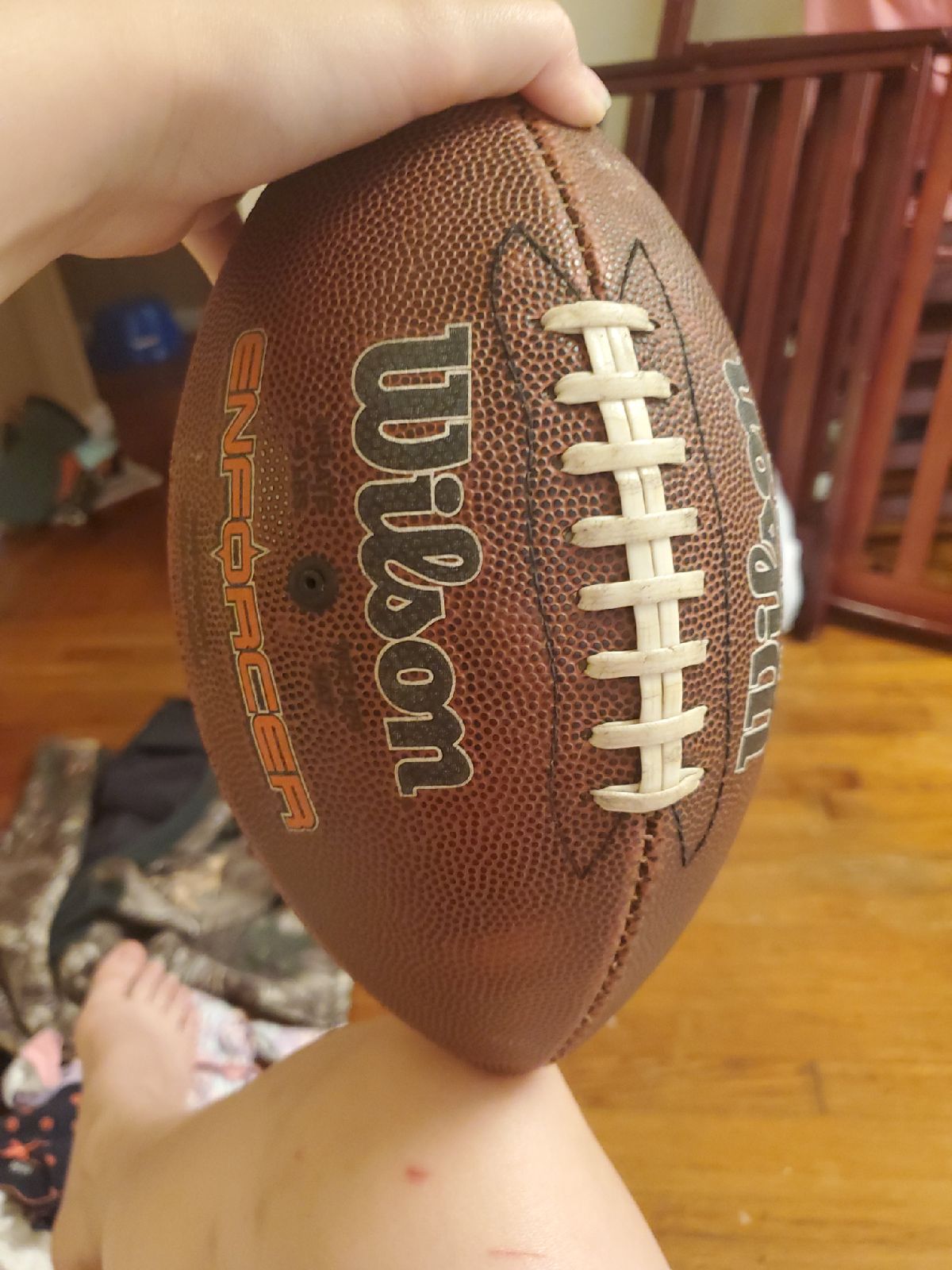 A NFL football signed by Michael Jordan