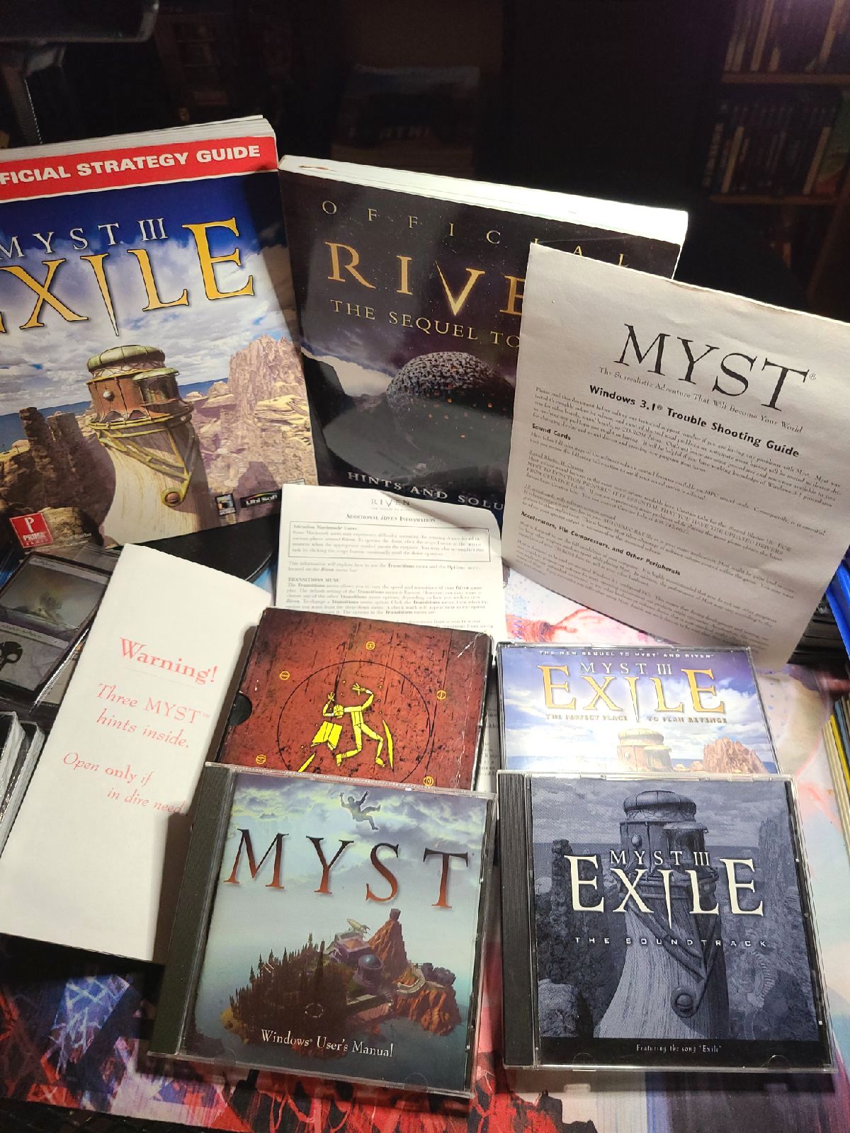 Myst Trilogy: Myst, Riven, and Myst III: Exile Bundle with Strategy Guides PC