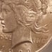 1922 PEACE SILVER DOLLAR ANACS AU58 VAM- 2C EXTRA HAIR TOP 50