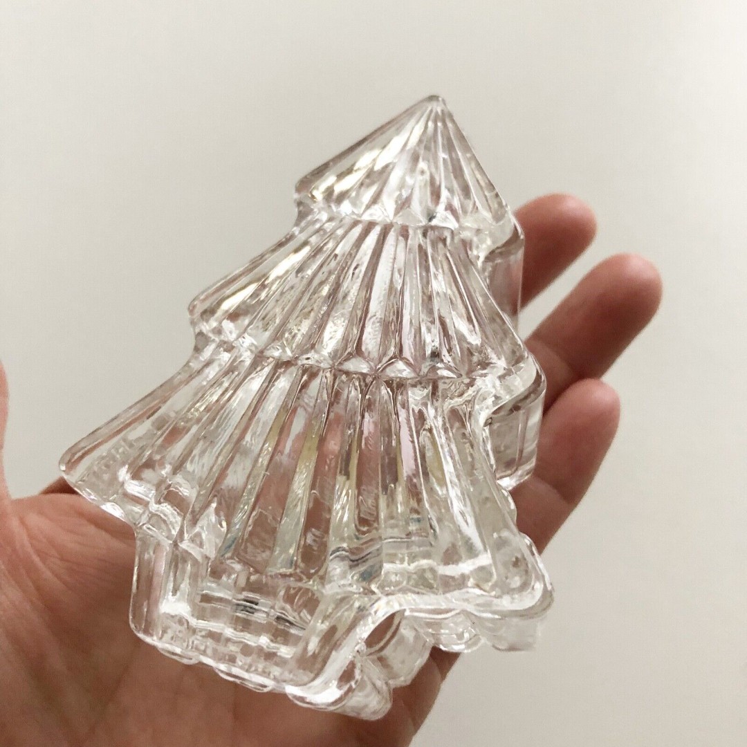 VTG I W Rice & Co Made Exclusively for Neiman Marcus Crystal Christmas Tree Box