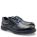 Florsheim Men's NDNS Plain Oxford Leather Black Waterproof Slip Resistant Sz 12