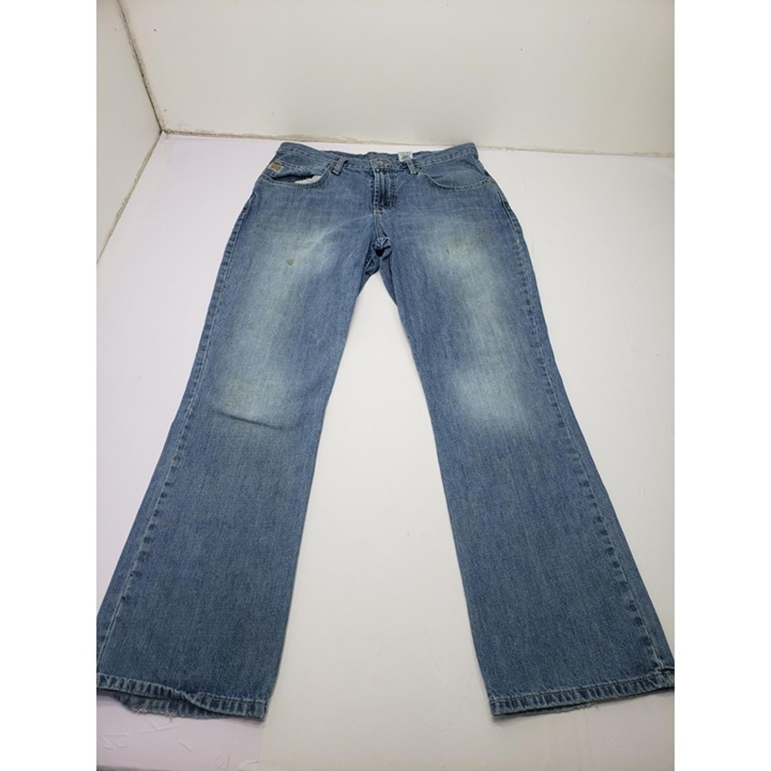 Cinch Jeans Mens 35x34 Silver Label Slim Straight 100% Cotton Western Cowboy