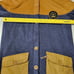 DC Shoes Women's Small Bayroad Full Zip Hoodie Blue Brown Warm Snow Jacket