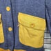 DC Shoes Women's Small Bayroad Full Zip Hoodie Blue Brown Warm Snow Jacket