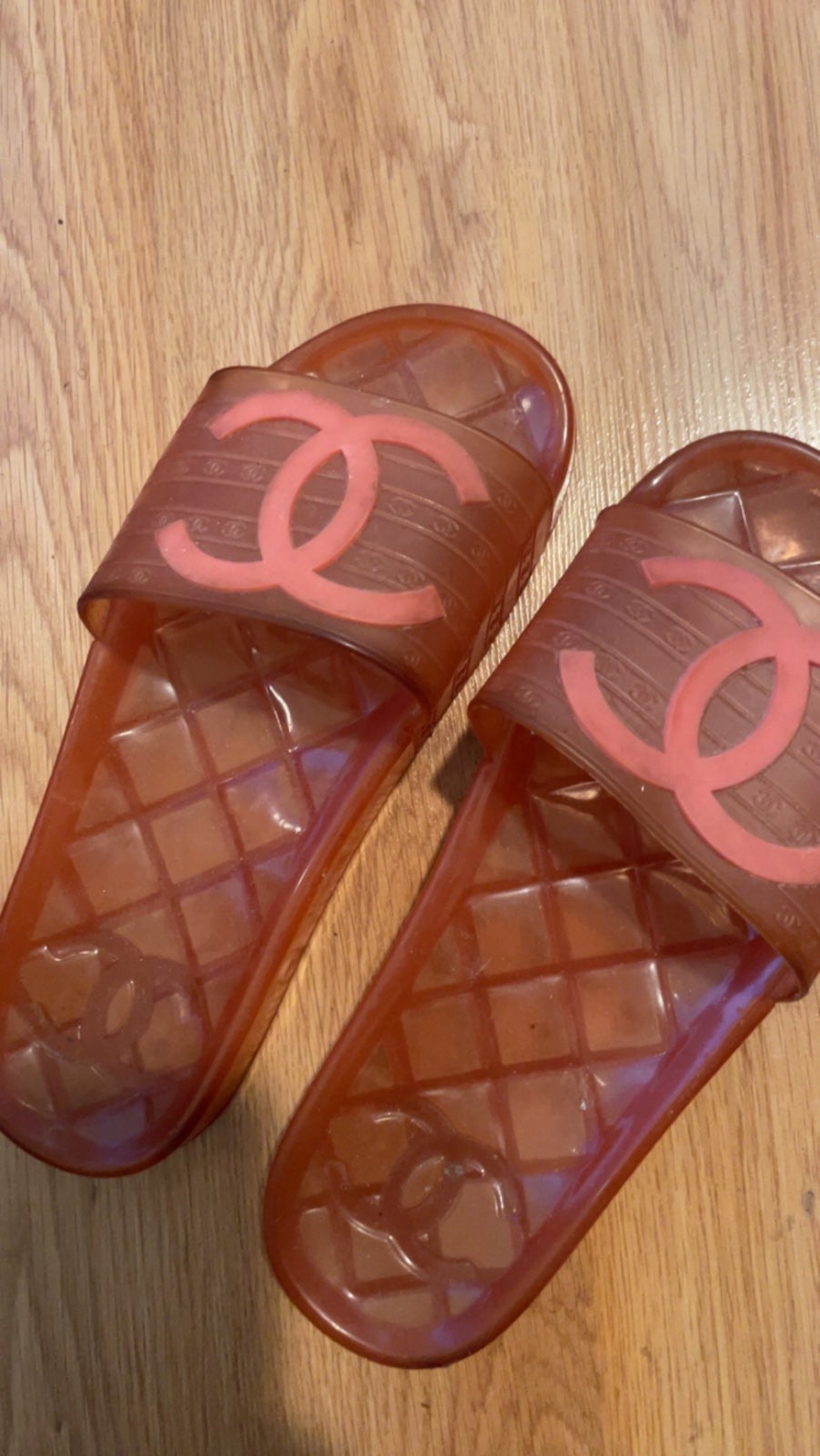 Chanel slide sandals