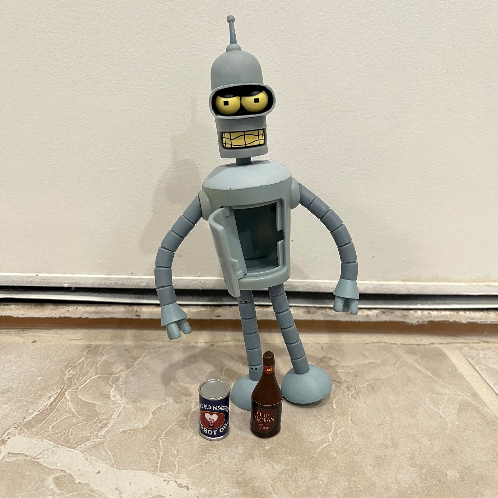 Toynami Futurama Bender Action Figure 2008 Loose W/ Accessories 6” Poseable
