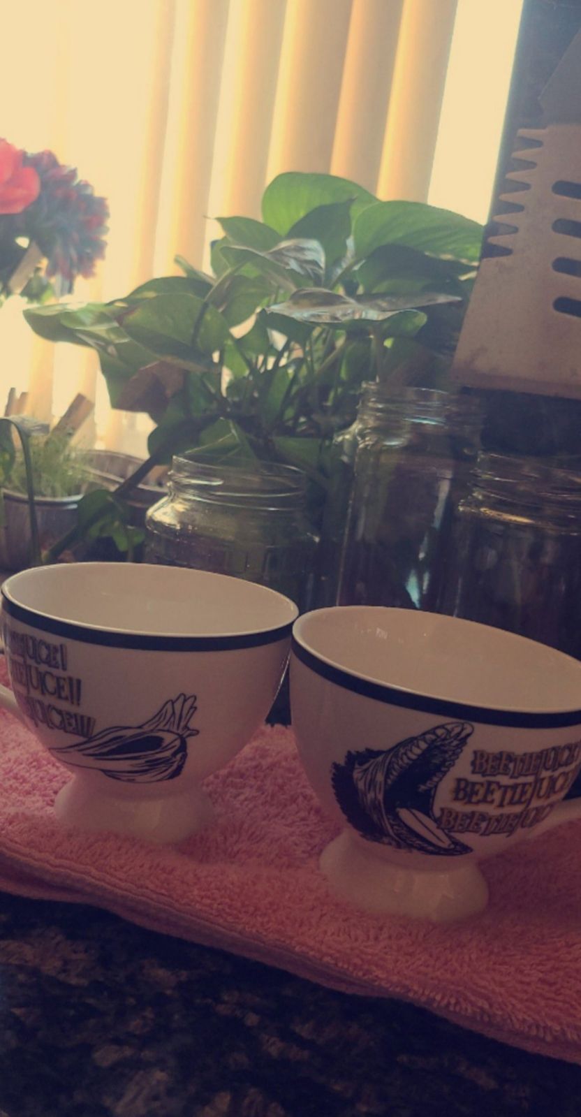 beetlejuice tea set