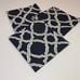 3 Pottery Barn Kendra Trellis Euro Sham Midnight Blue Navy