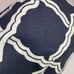 3 Pottery Barn Kendra Trellis Euro Sham Midnight Blue Navy
