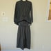 Athleta Triumph Hybrid Sweater Set Wide Leg Pants Bali Green Women's Size S