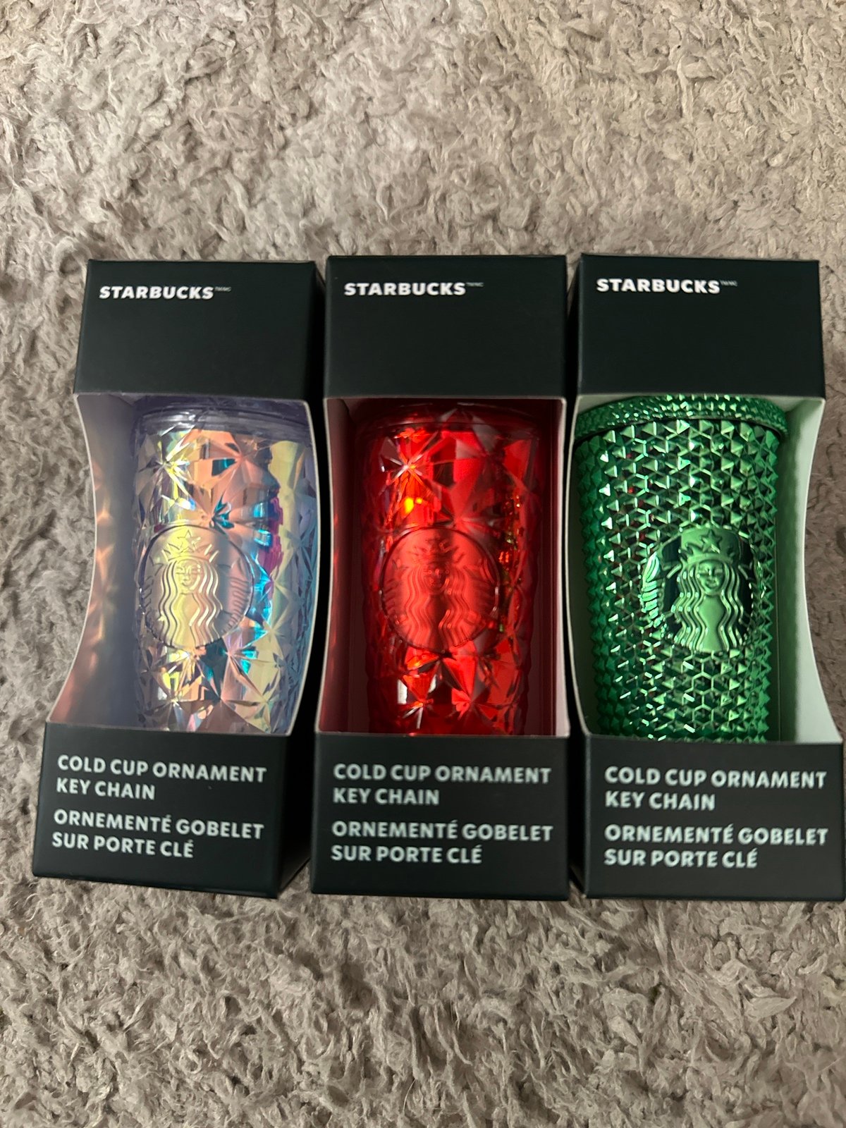 Starbucks holiday ornament 2023 set