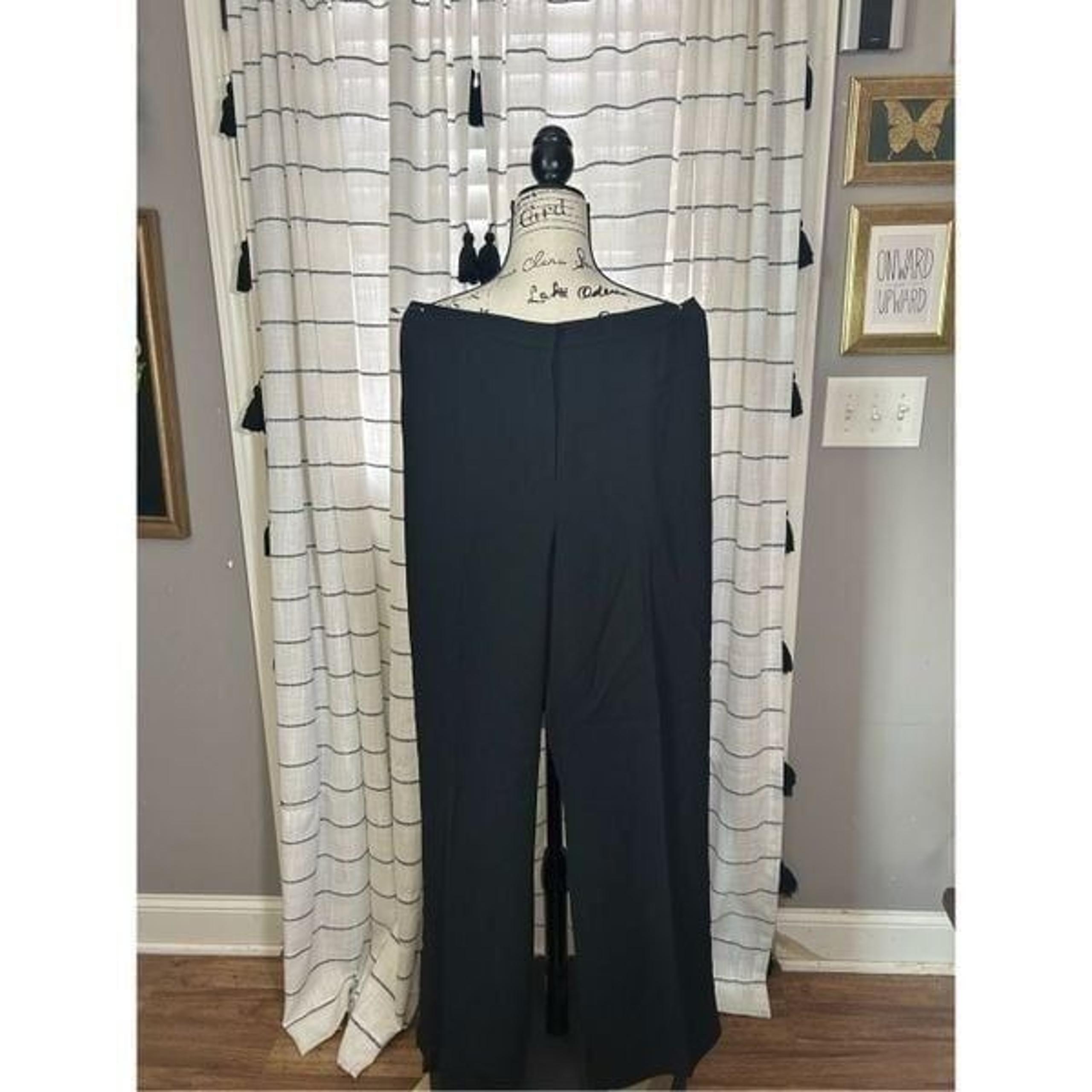 Cynthia Howie Maggy Boutique Black Trousers SIze 12 with Electric Waist