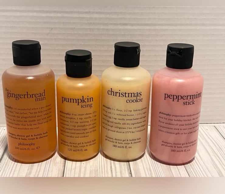 6oz Philosophy lot of 4 new