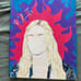 eliza taylor clarke griffin signed painting