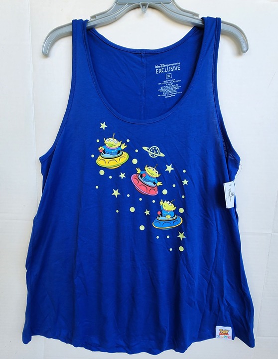 Disney World Toy Story Land Alien Swirling Saucer Tank Top XL